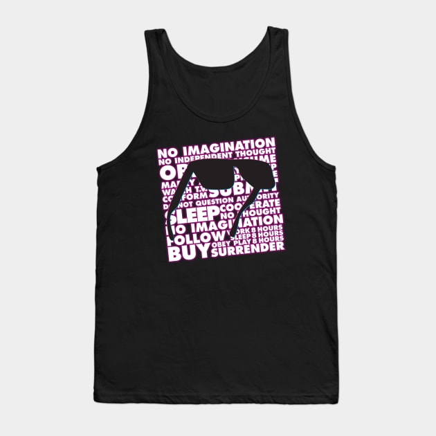 Obey Consume Conform Tank Top by WhatProductionsBobcaygeon